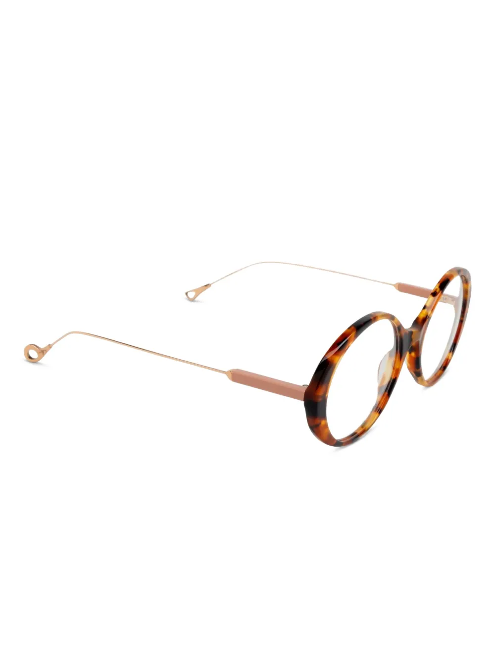 Eyepetizer tortoiseshell-pattern round-frame glasses | Men | Image 2
