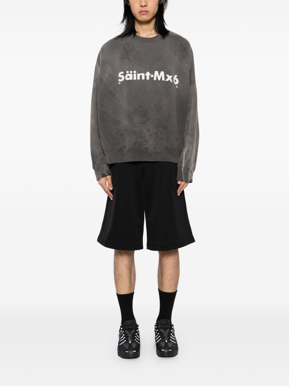 SAINT MXXXXXX crew neck sweater - Grey