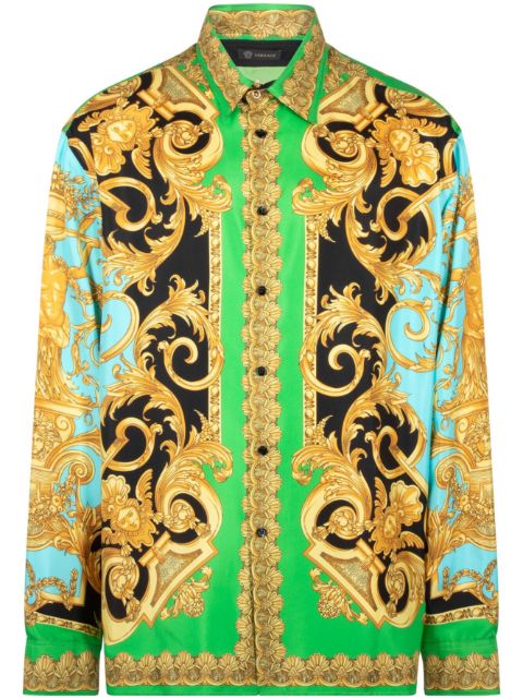 Versace Barocco-print shirt Men