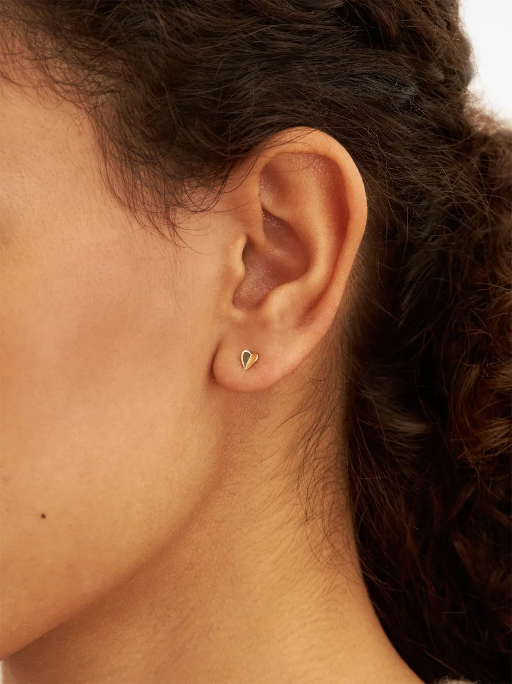 DINNY HALL 9KT RECYCLED YELLOW GOLD BIJOU EARRINGS