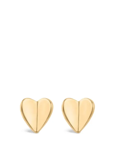Dinny Hall heart-motif stud earrings