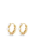 Dinny Hall 9kt recycled yellow gold Shuga pearl earrings