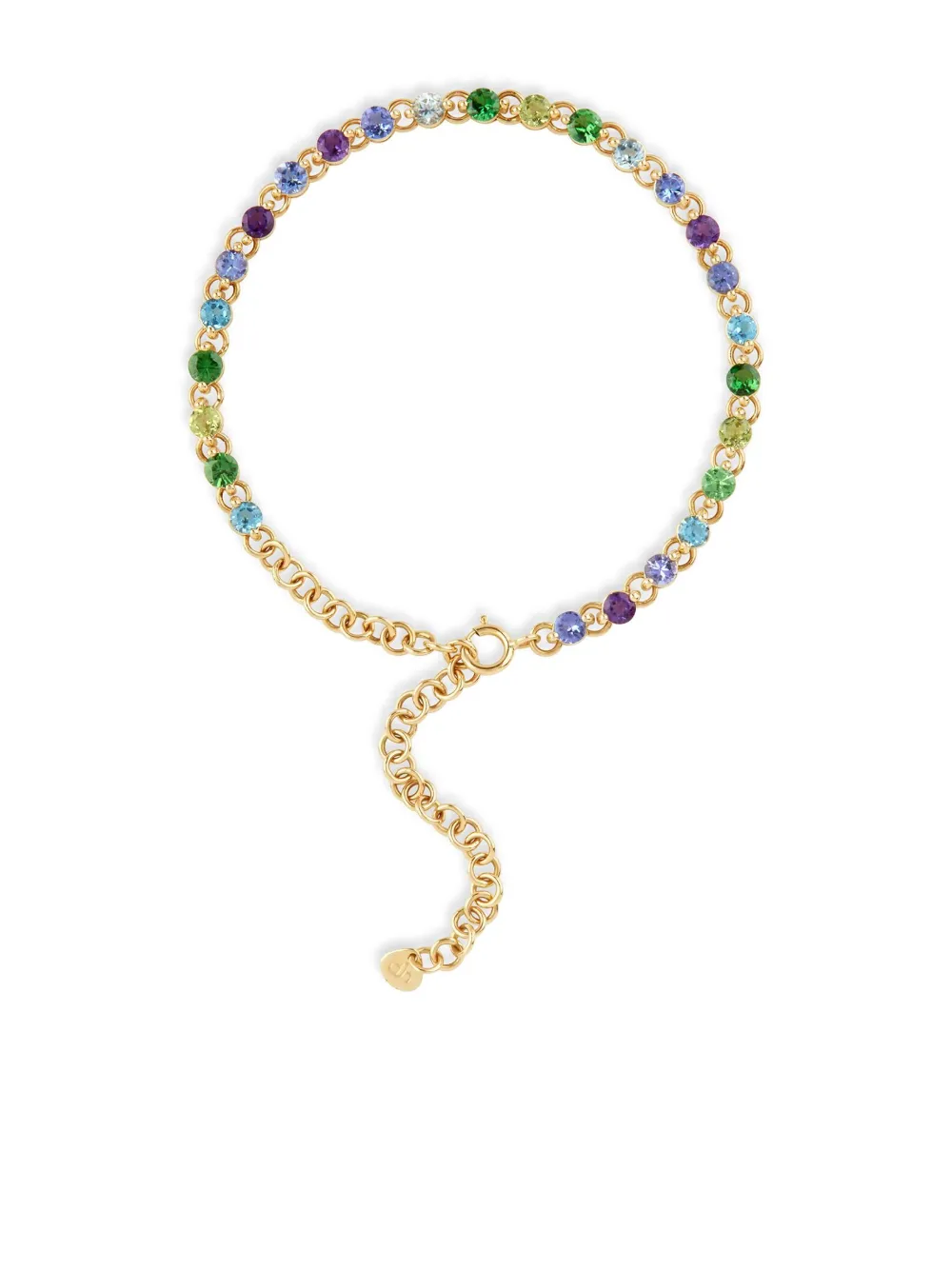 Dinny Hall Shuga Ombré Tennis ブレスレット 9Kイエローゴールド - ゴールドトーン Dinny Hall Shuga Ombré Tennis ブレスレット 9Kイエローゴールド - ゴールドトーン