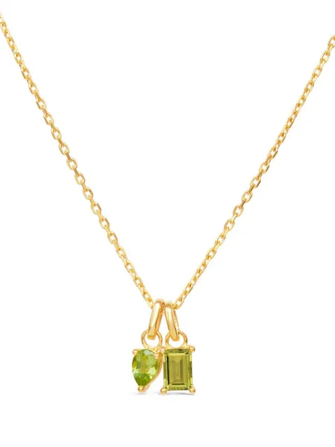 Dinny Hall Gem-Set Duo Pendant necklace