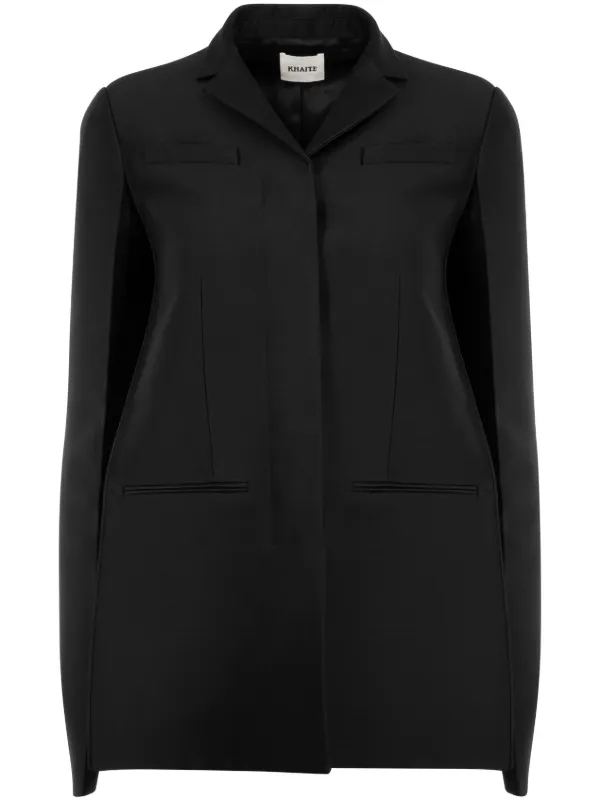 【関税込み】KHAITE ブラック Crittan テーラードジャケット Crittan Jacket in Black – KHAITE