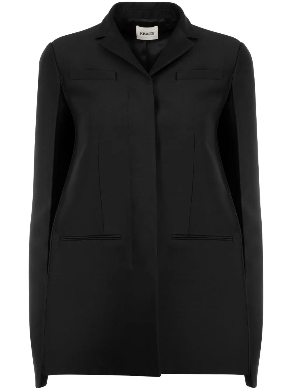 Shop Khaite Crittan Blazer In Black