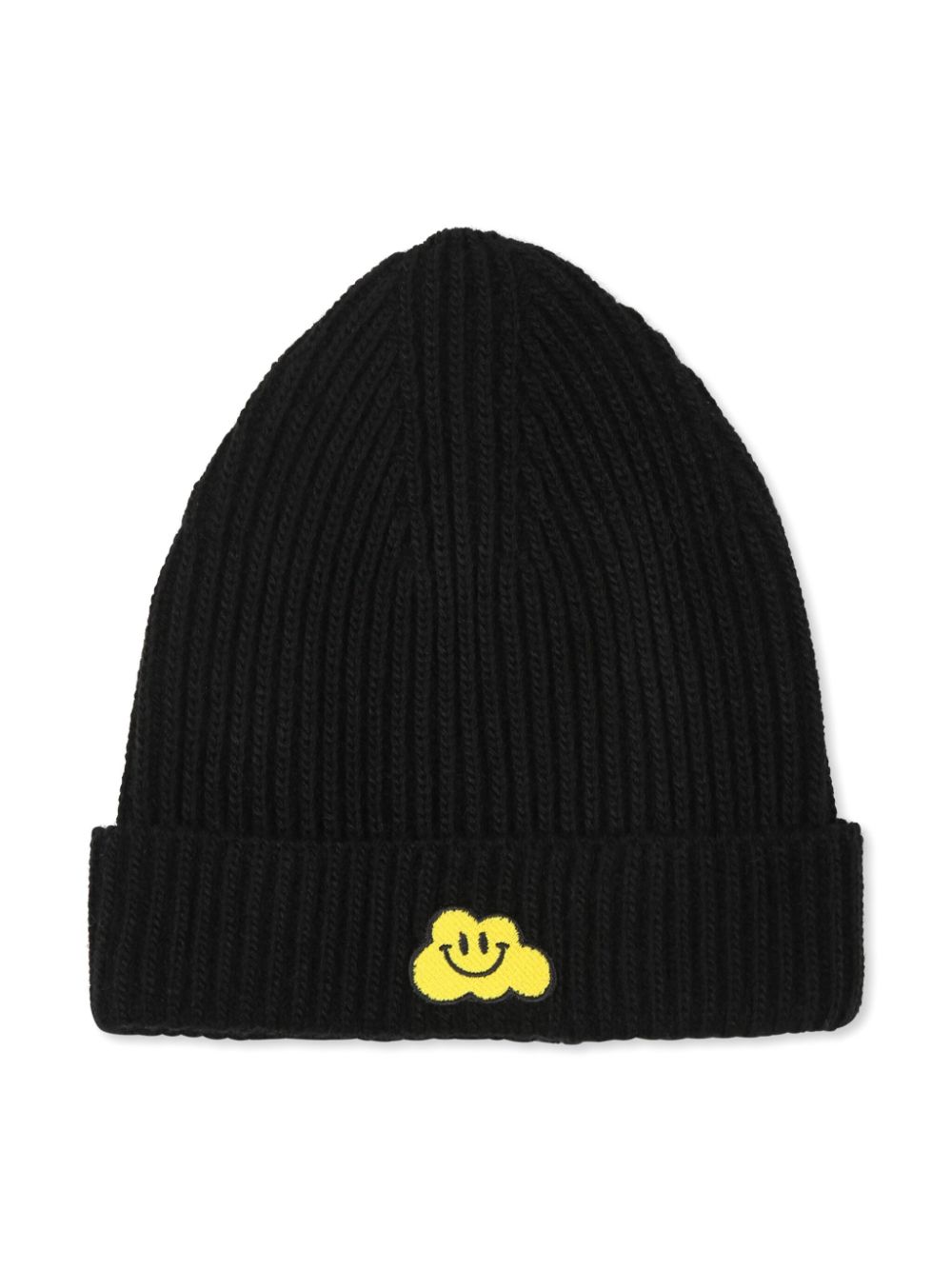 Ghayme cloud-appliqué beanie - Black