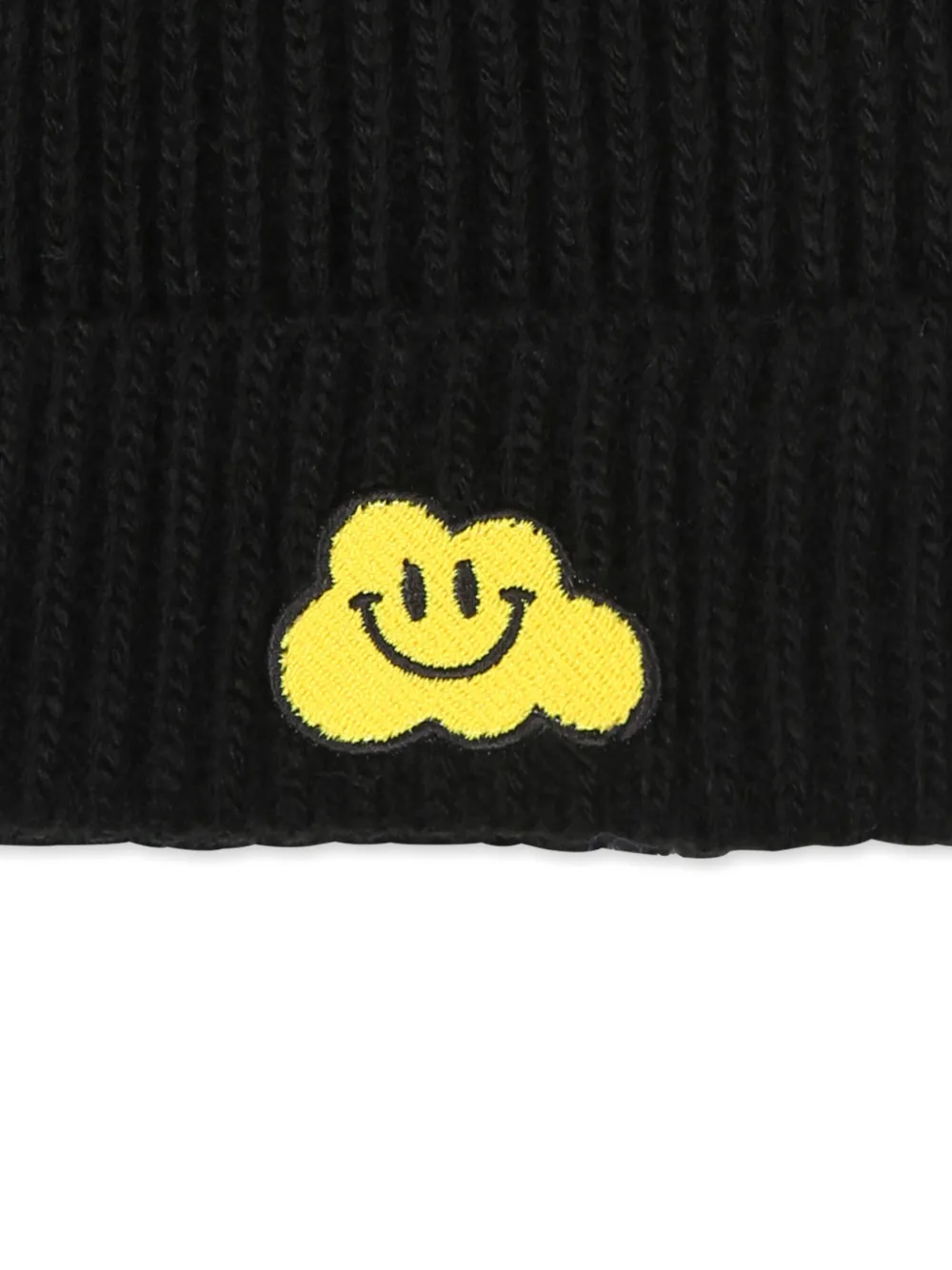 Ghayme Cloud-appliqué Beanie In Black