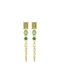 Dinny Hall gemstone-embellished drop earrings - Gold