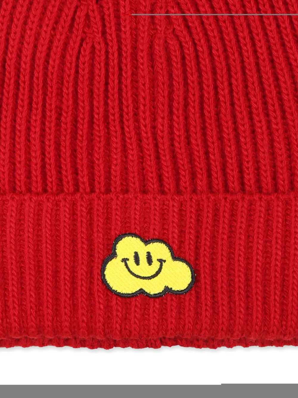 Ghayme Cloud-appliqué Beanie In Red