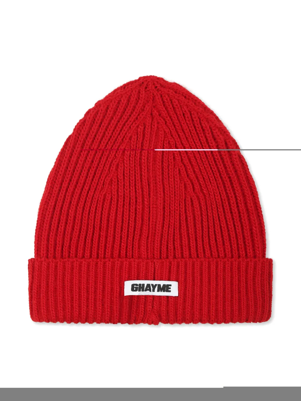 Ghayme Cloud-appliqué Beanie In Red