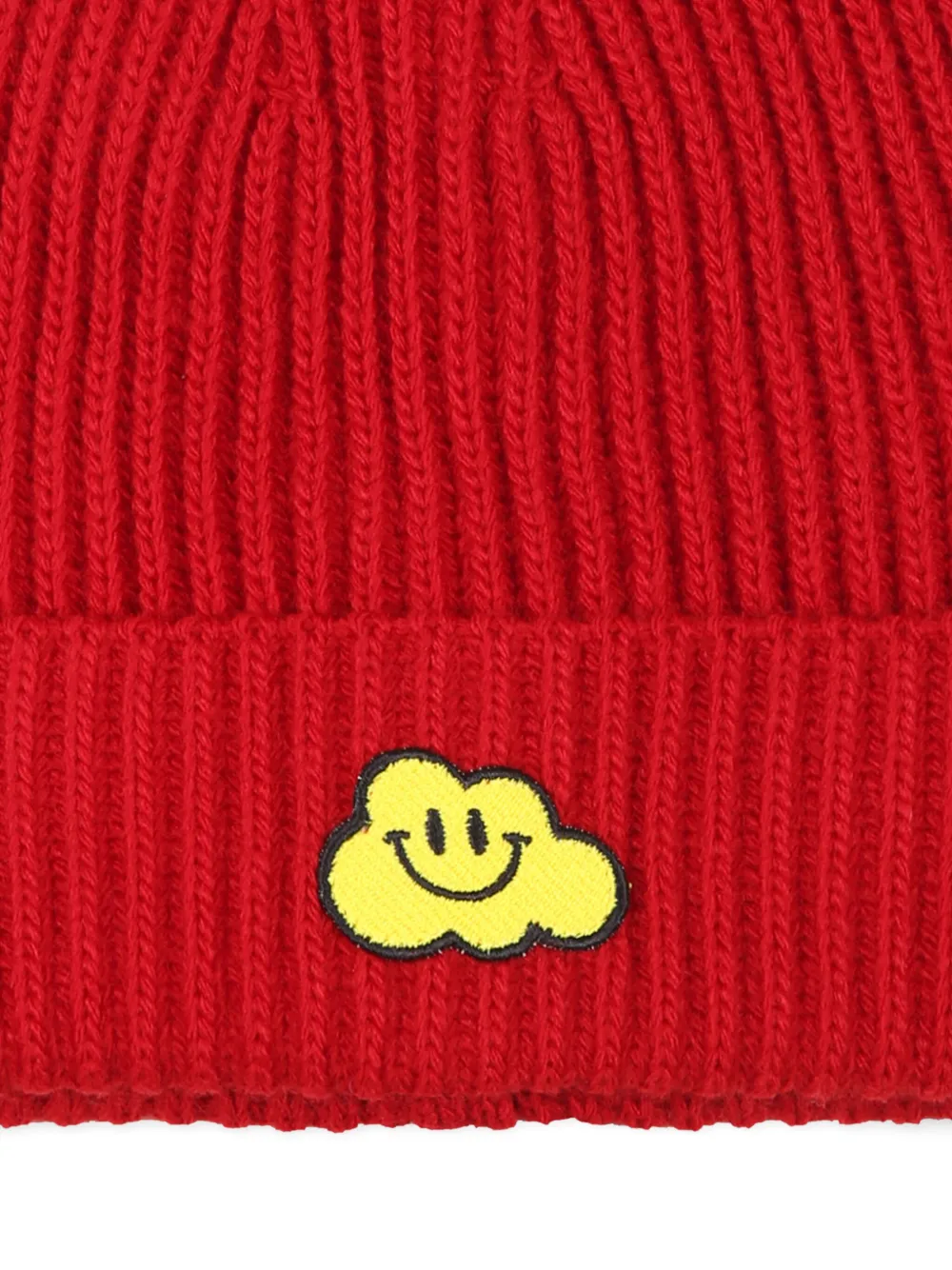  Ghayme Cloud-appliqué Beanie - Red 