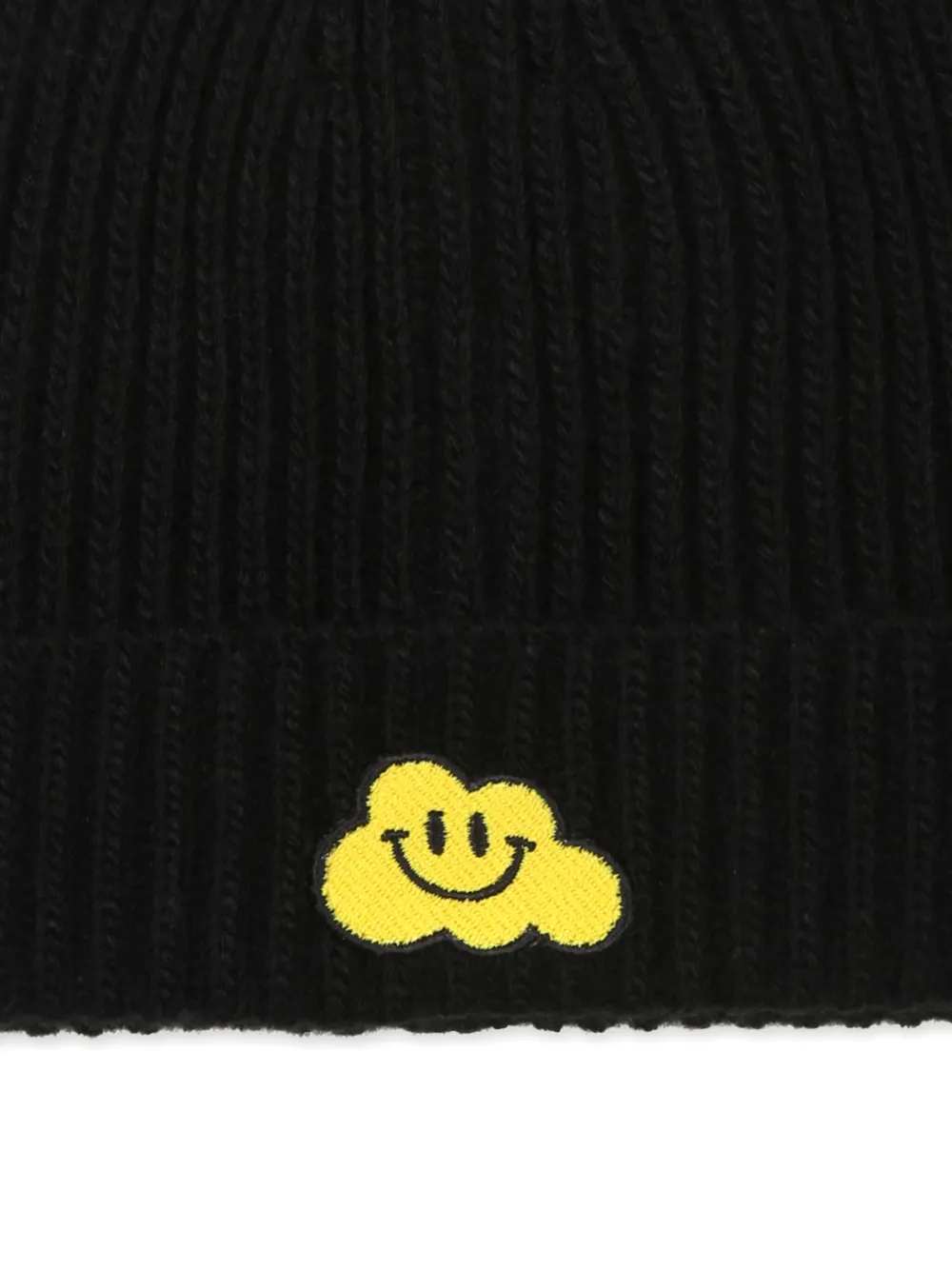 Ghayme Cloud-appliqué Beanie In Black