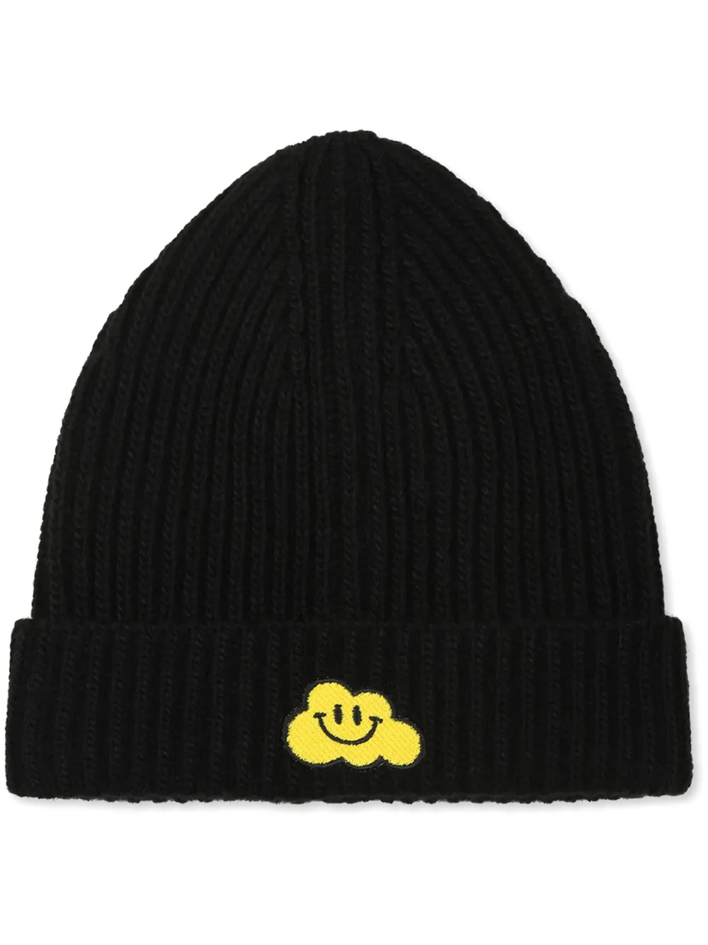 Ghayme Cloud-appliqué Beanie In Black