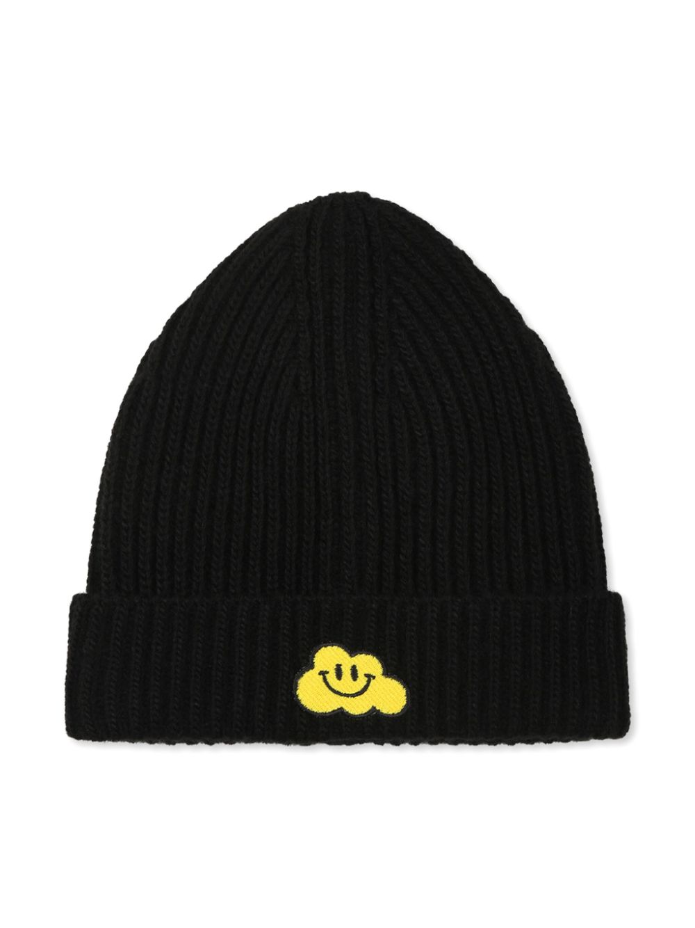 Ghayme cloud-appliqué beanie - Black