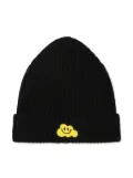 Ghayme cloud-appliqué beanie - Black