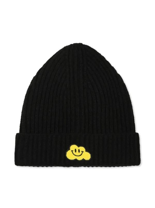 Ghayme cloud-appliqué Beanie Black FARFETCH ID