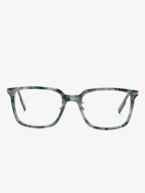 Zegna tortoiseshell-effect glasses