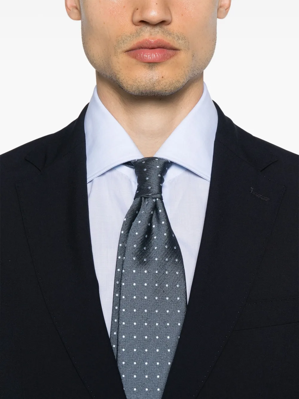 BOSS Pak met enkele rij knopen Blauw