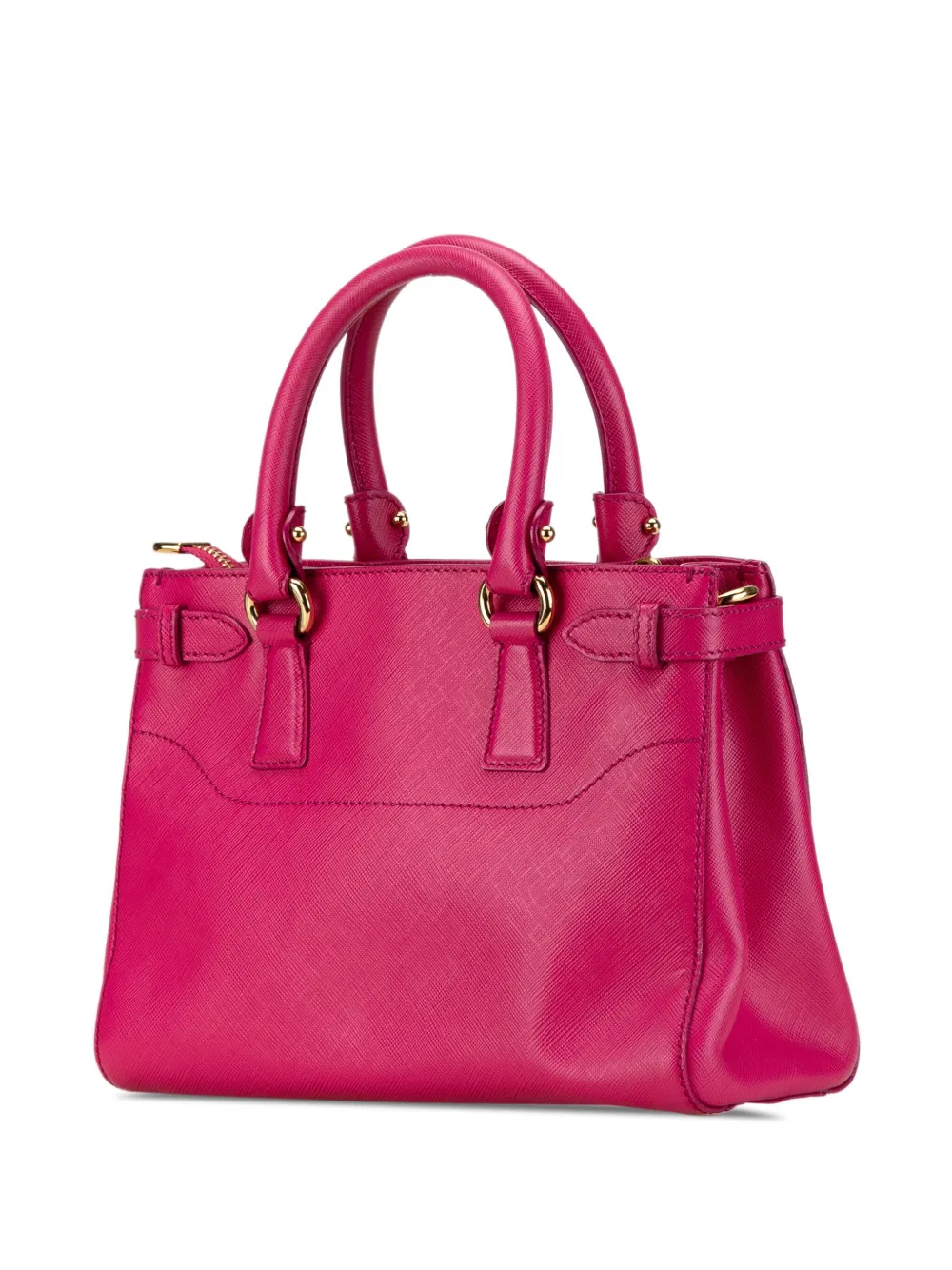 Ferragamo Pre-Owned 2010-2023 Gancini Leather satchel - Roze