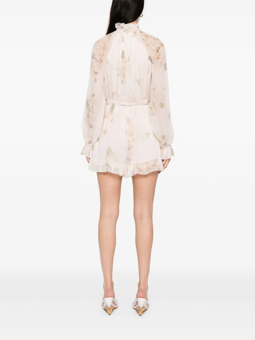 ZIMMERMANN FLORAL-PRINT PLAYSUIT
