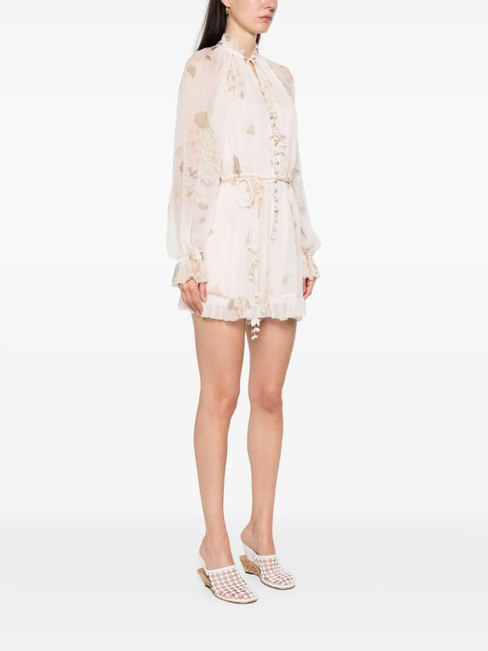 ZIMMERMANN FLORAL-PRINT PLAYSUIT
