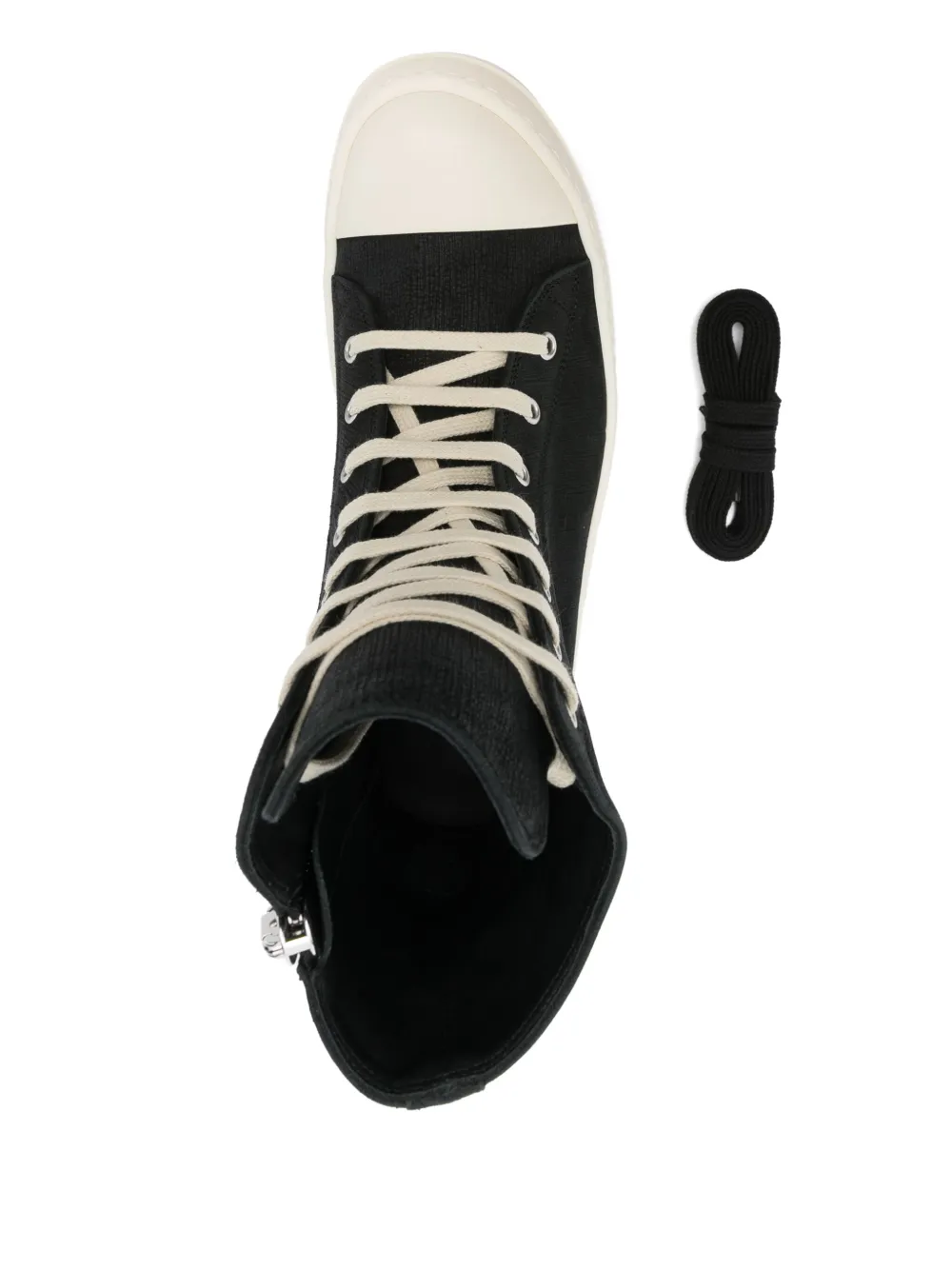 Rick Owens leather sneakers Black
