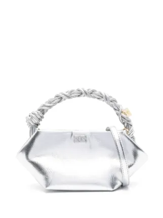 GANNI Bou ミニバッグ | シルバートーン | FARFETCH JP