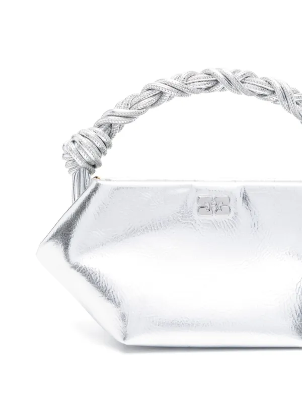 GANNI Bou Mini Bag | Silver | FARFETCH