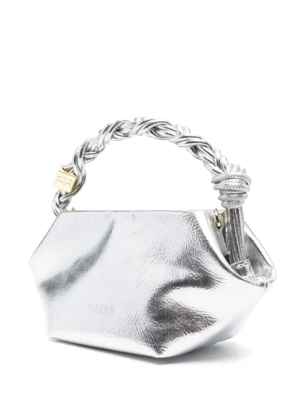 GANNI Bou Mini Bag | Silver | FARFETCH TR
