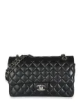CHANEL Pre-Owned 2016-2017 medium Double Flap shoulder bag - Black