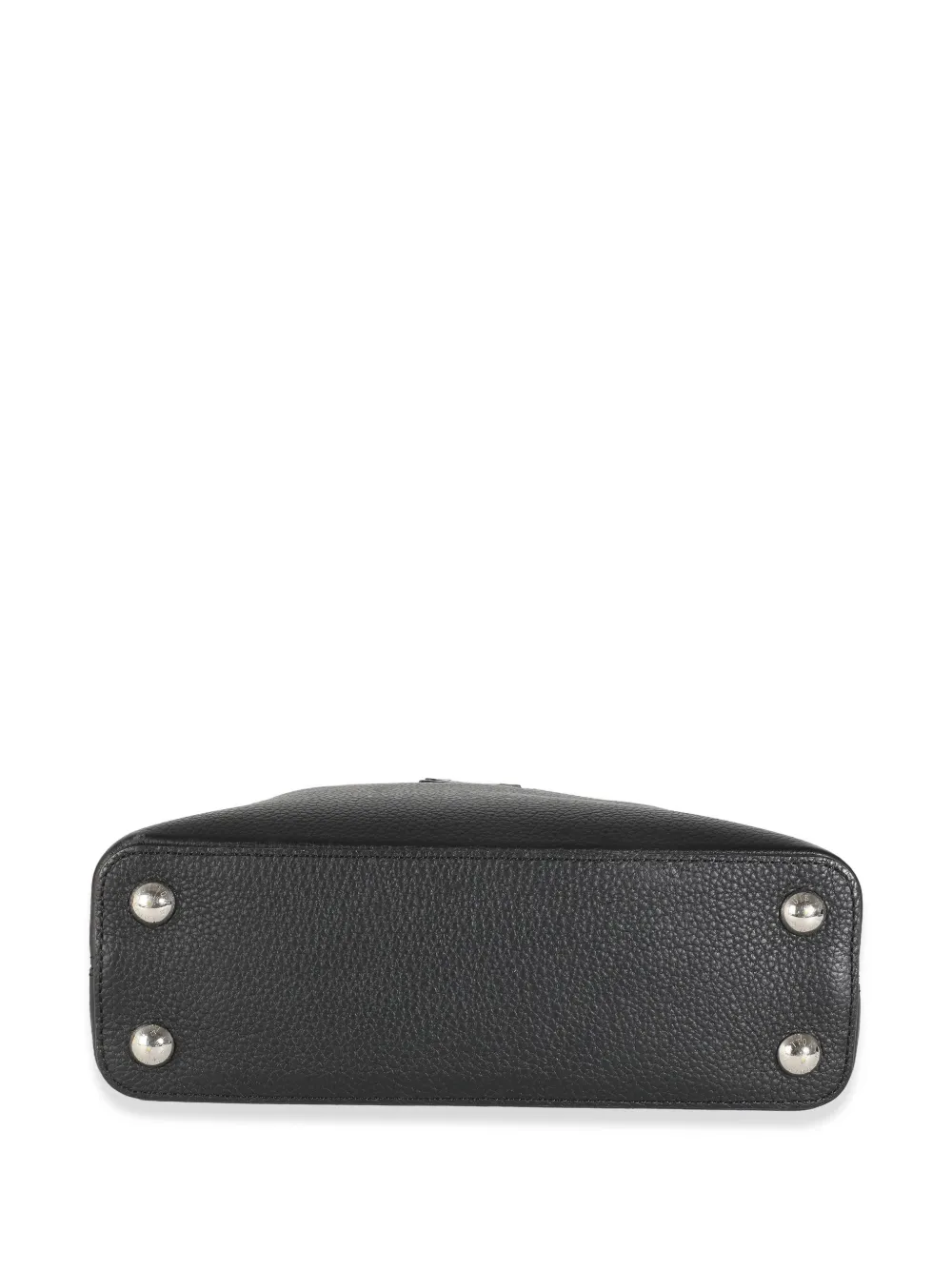 Pre-owned Louis Vuitton 2021-2023 Capucines Bb Handbag In Black