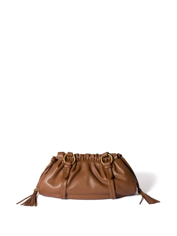 Miu Miu Joie ショルダーバッグ | ブラウン | FARFETCH JP