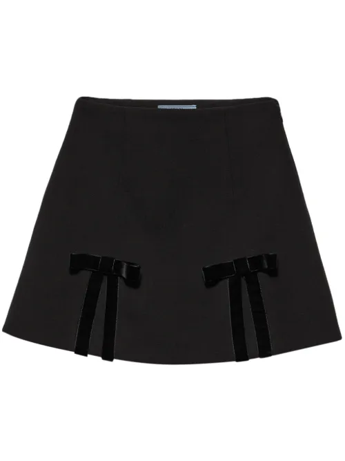 Prada minijupe Natté - Noir - Prada - Modalova