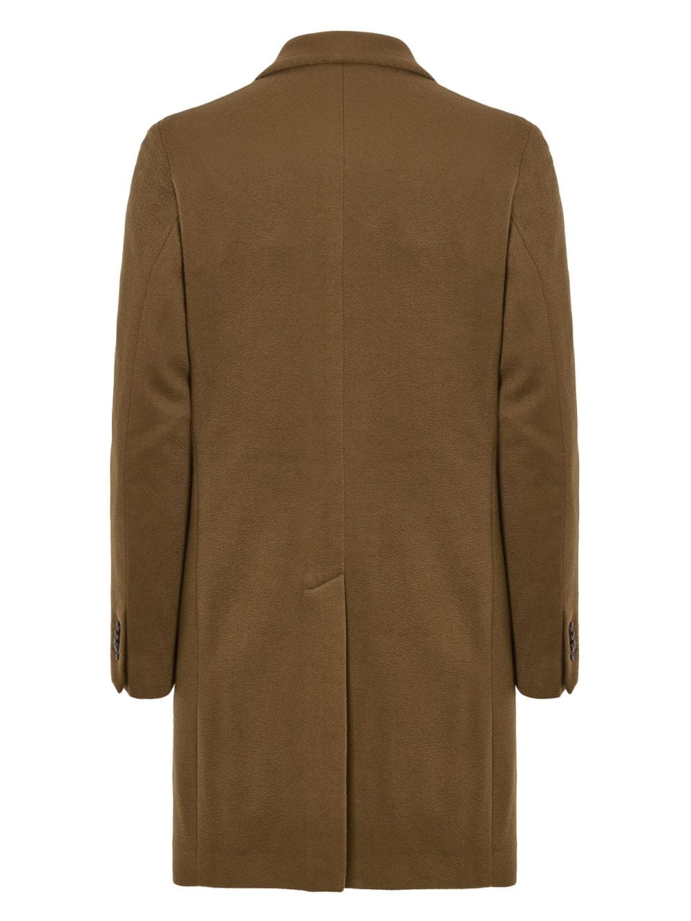 Shop Luigi Bianchi Mantova Single-breasted Coat In 褐色