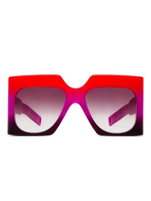 Jacques Marie Mage Ultravox Ombré Oversize-frame Sunglasses in Pink