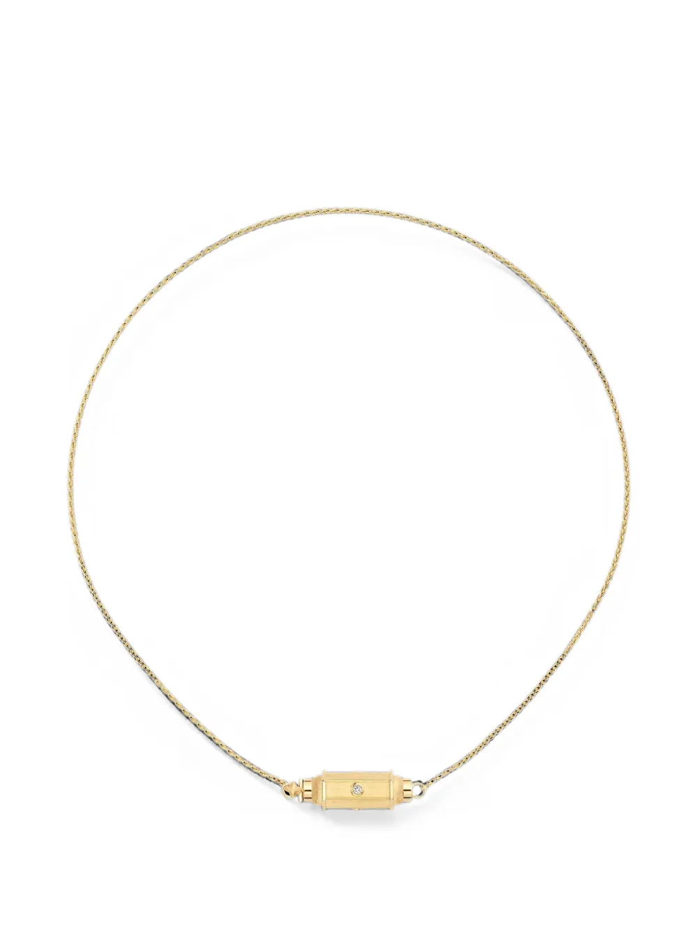 Marie Lichtenberg 18K Micro Coco diamond necklace - Yellow