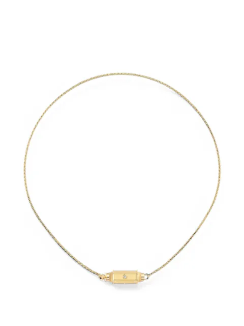 Marie Lichtenberg micro Coco diamond locket necklace