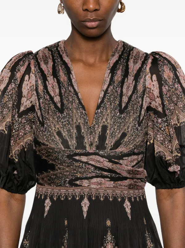 【Zimmermann】PLEATED MIDI DRESS 大人気 プリーツミディドレス Zimmermann】PLEATED MIDI DRESS 大人気 プリーツミディドレス