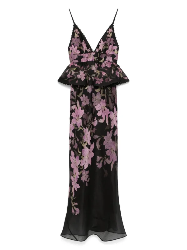 ZIMMERMANN Dawning Maxi Dress | Black | FARFETCH GE ZIMMERMANN Dawning Maxi Dress | Black | FARFETCH GE