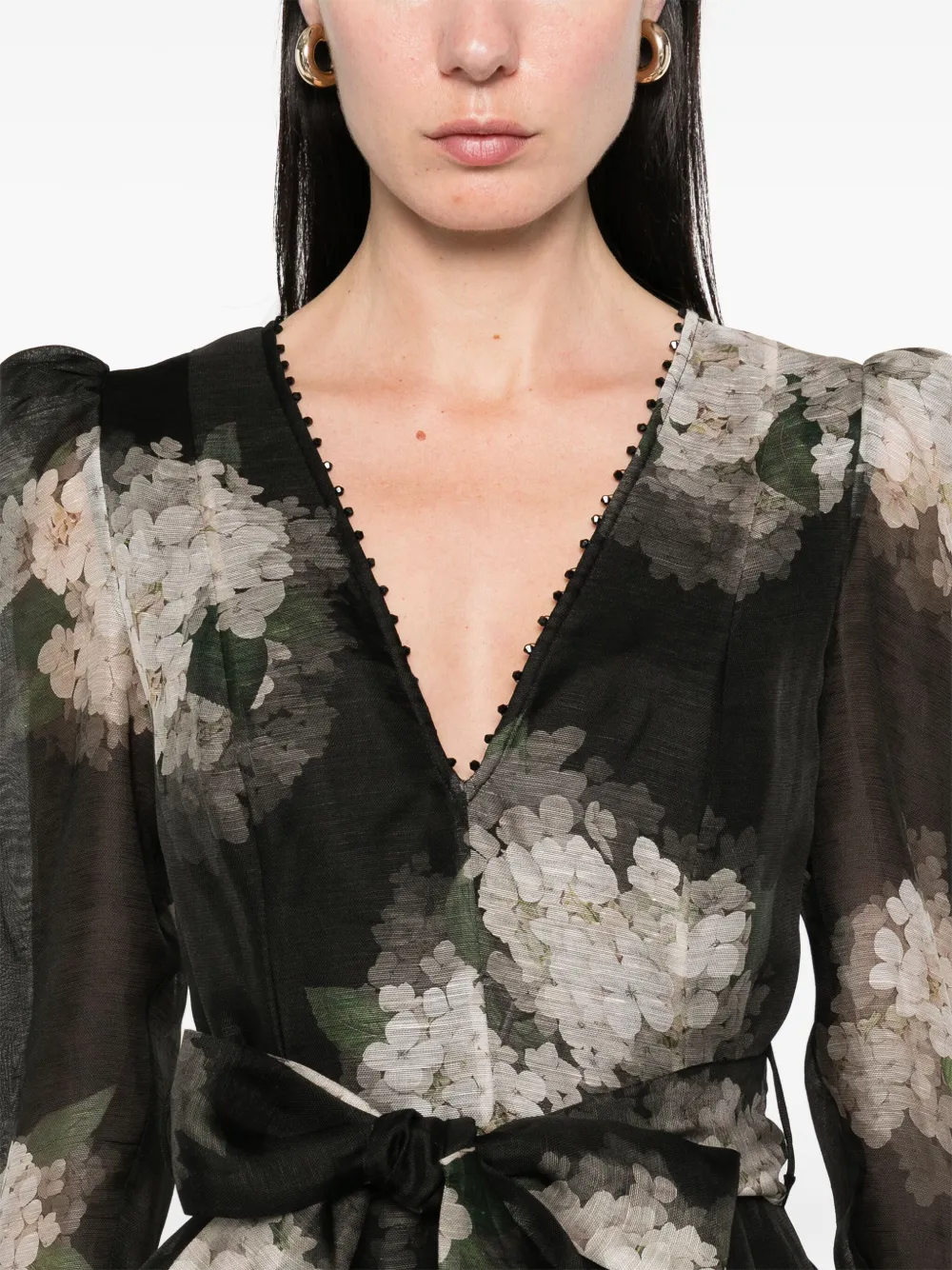 ZIMMERMANN Balance mini-jurk Zwart