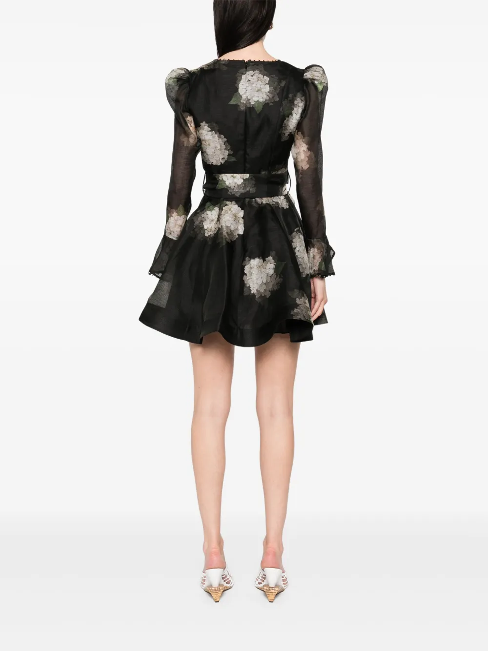 ZIMMERMANN Balance mini-jurk Zwart