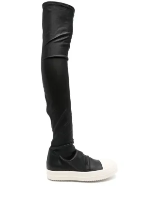 Rick Owens High Stocking Sneakers | Black | FARFETCH