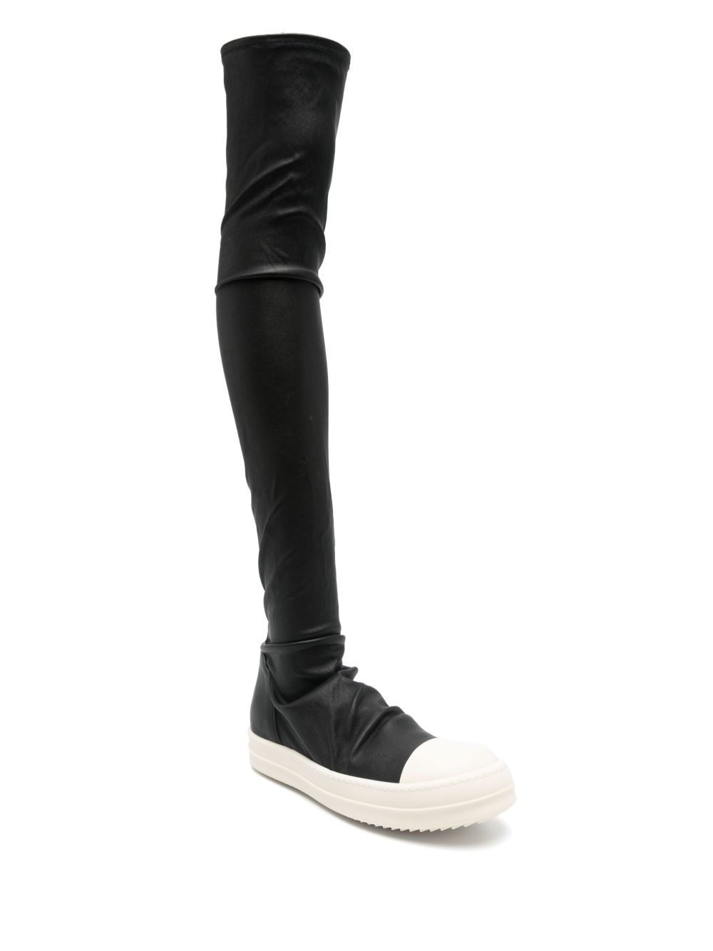 Rick Owens high stocking sneakers - Zwart