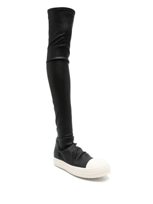 【送料&関税込】Rick Owens High Stocking Womans Sneaks Rick Owens High Stocking Sneakers | Black | FARFETCH