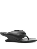 Rick Owens 45mm Thong Cantilever mules - Black