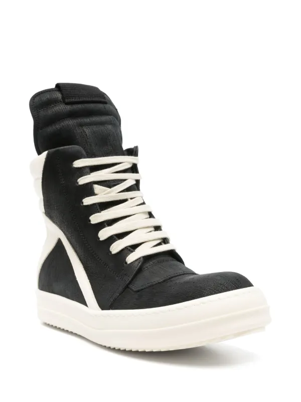 Rick Owens Geobasket スニーカー | ブラック | FARFETCH JP Rick Owens Geobasket スニーカー | ブラック | FARFETCH JP