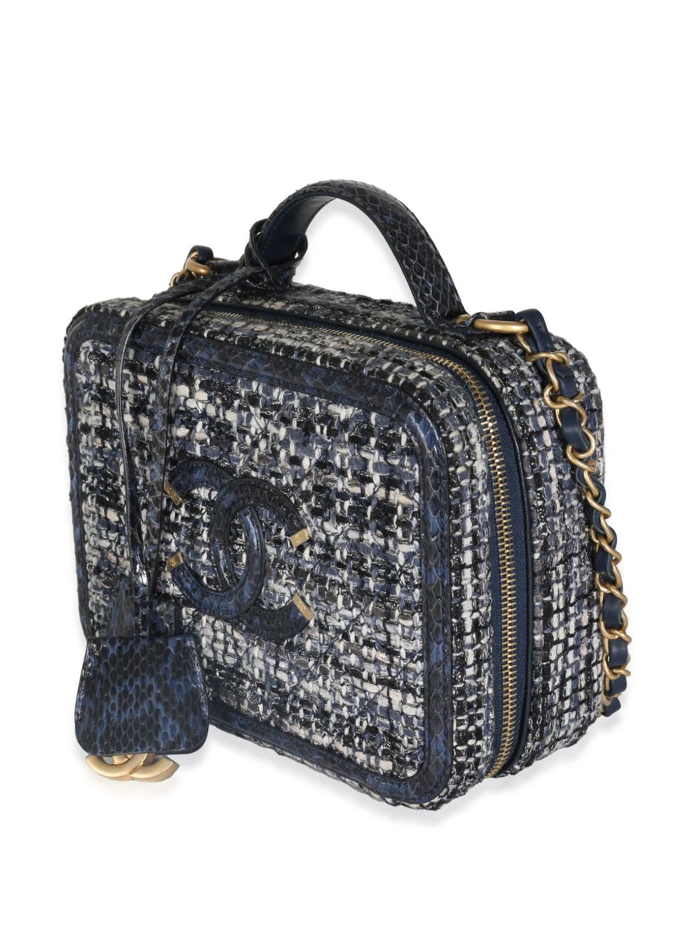 CHANEL 2018 CC tweed Vanity case Women