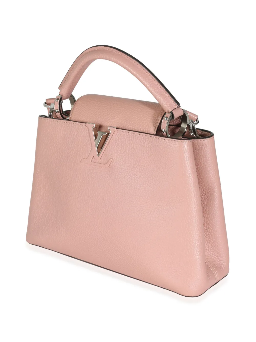 Pre-owned Louis Vuitton 2021-2023 Capucines Bb Handbag In 粉色