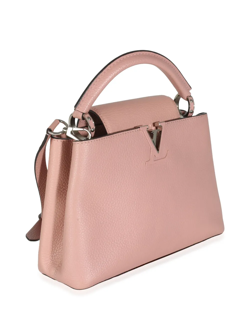 Pre-owned Louis Vuitton 2021-2023 Capucines Bb Handbag In 粉色